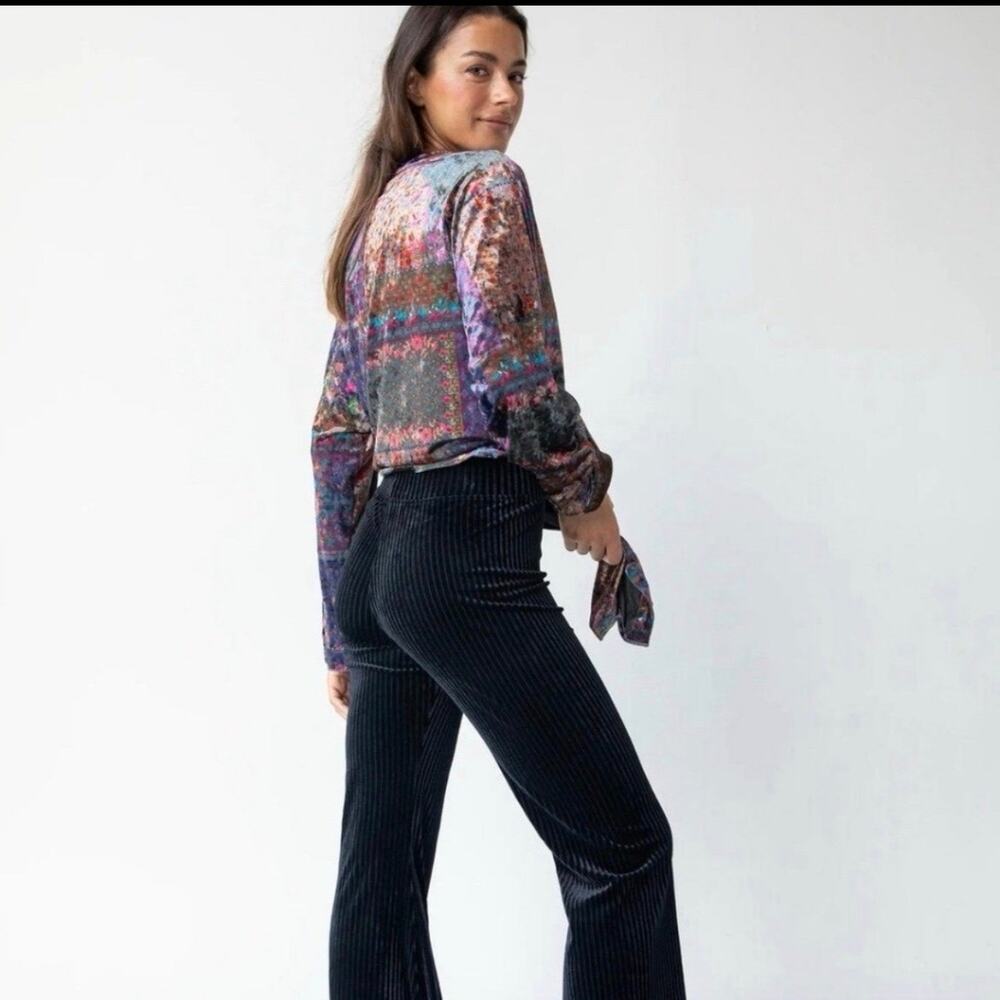 Natural Life Ribbed Boot Cut Pants